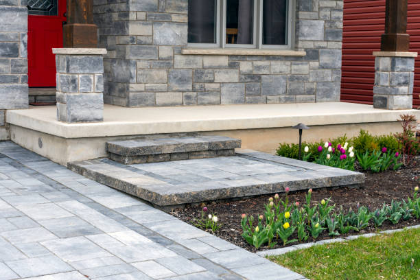 Residential Paver Driveway in Spring Valley, WI